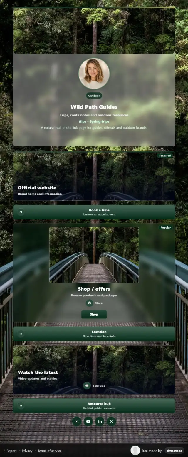 Outdoor guide preview
