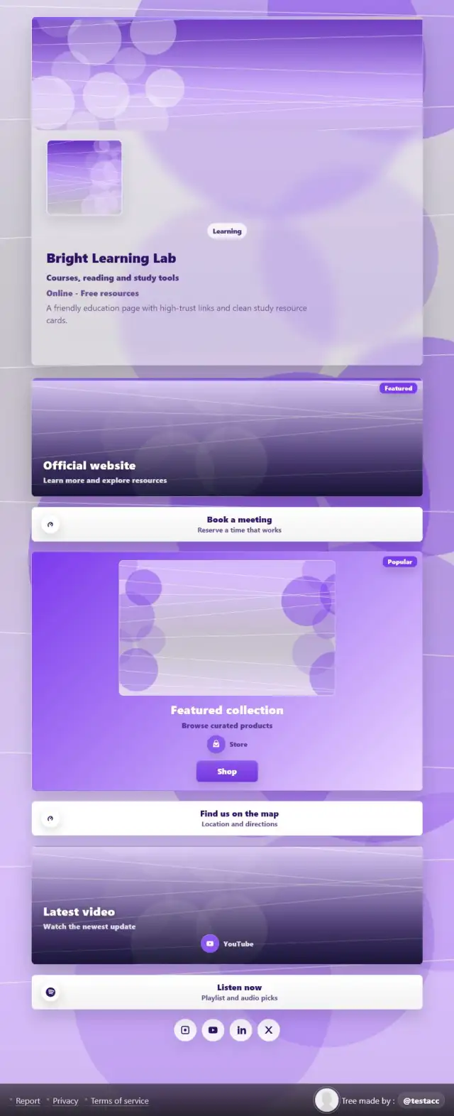 Learning course preview