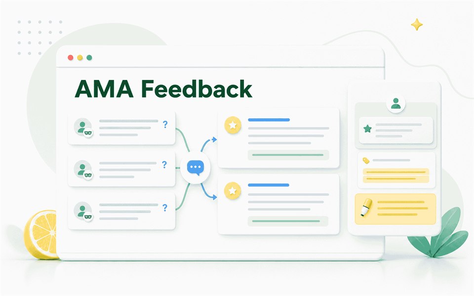 AMA feedback preview